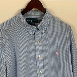 Ralph Lauren Mens cotton button down shirt
